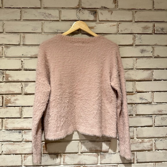 Bella Dahl fuzzy soft pink sweater size small - Picture 8 of 8